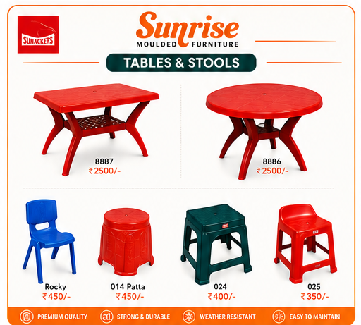 Sunrise Tables & Stools